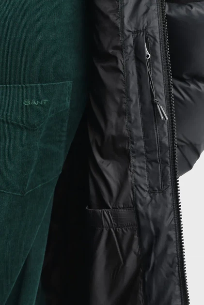 Чоловіча чорна куртка ACTIVE CLOUD JACKET Gant S 7006452 - Фото 5 Чоловіча чорна куртка ACTIVE CLOUD JACKET Gant S 7006452 - изображение 5