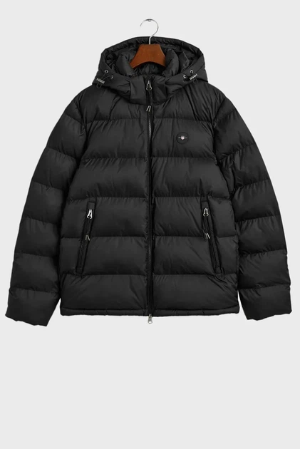 Чоловіча чорна куртка ACTIVE CLOUD JACKET Gant S 7006452 - Фото 11 Чоловіча чорна куртка ACTIVE CLOUD JACKET Gant S 7006452 - изображение 11