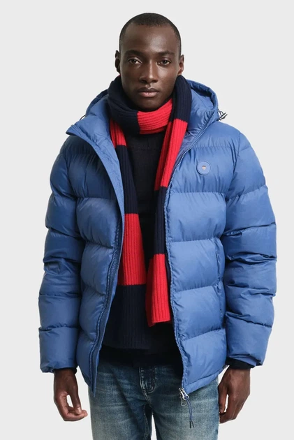Чоловіча синя куртка ACTIVE CLOUD JACKET Gant S 7006452 - Фото 1 Чоловіча синя куртка ACTIVE CLOUD JACKET Gant S 7006452 - зображення 1