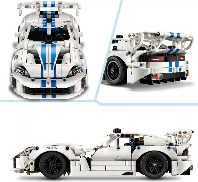 Конструктор LEGO Technic Спортивний автомобіль Dodge Viper GTS-R 805 деталей (42234) - Фото 4 Конструктор LEGO Technic Спортивний автомобіль Dodge Viper GTS-R 805 деталей (42234) - зображення 4