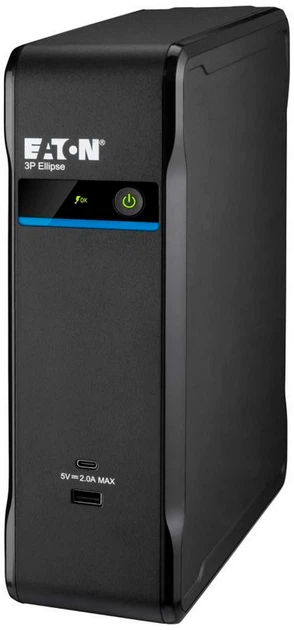 UPS Eaton 3P Ellipse 900VA/540W 2xUSB charges+USB port 3+1xSchuko (3P900UD) - Zdjęcie 1 UPS Eaton 3P Ellipse 900VA/540W 2xUSB charges+USB port 3+1xSchuko (3P900UD) - obraz 1