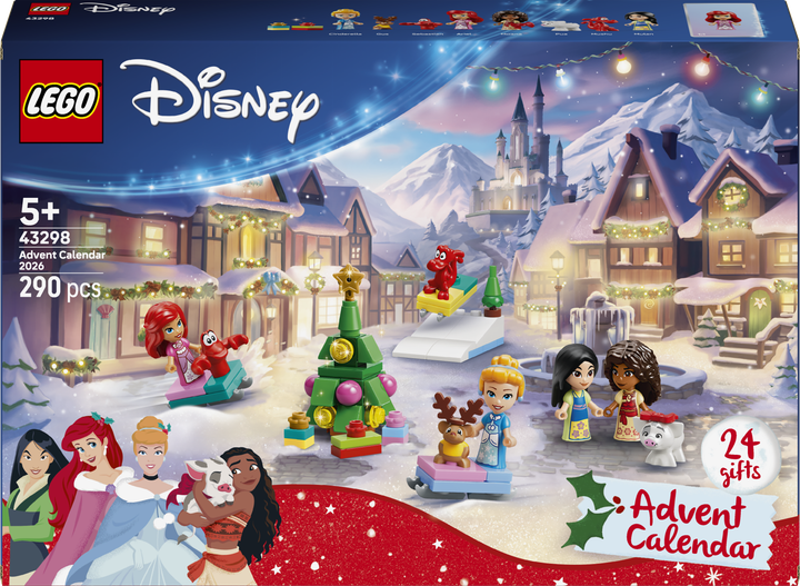 Конструктор LEGO Disney Princess Адвент-календар 2026 290 деталей (43298) - Фото 1 Конструктор LEGO Disney Princess Адвент-календар 2026 290 деталей (43298) - зображення 1