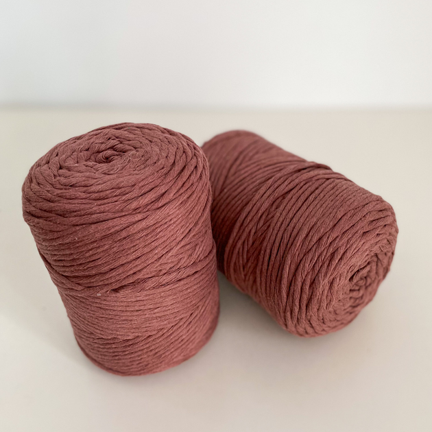 Шпагат для макраме YarnArt twisted 4мм 500г троянда (№792) - изображение 2
