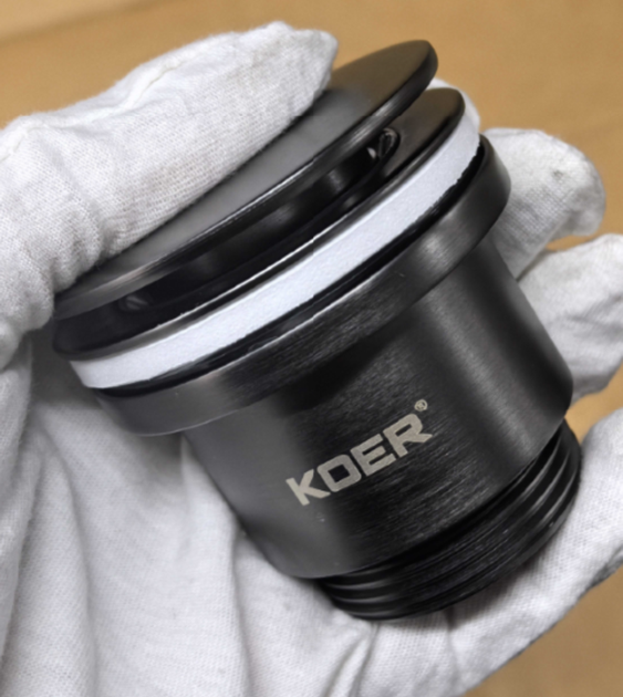 Донный клапан для раковины Koer PW-11-07 1 1/4'' универсальный (с/без перл) СLICK-СLACK (Цвет графит) - Фото 11 Донный клапан для раковины Koer PW-11-07 1 1/4'' универсальный (с/без перл) СLICK-СLACK (Цвет графит) - изображение 11