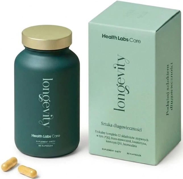 Kompleks 12 składników Health Labs Care Longevity 90 kapsułek (5904708716650) - Zdjęcie 3 Kompleks 12 składników Health Labs Care Longevity 90 kapsułek (5904708716650) - obraz 3
