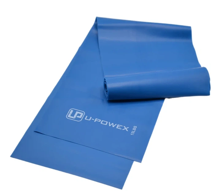Лента-эспандер U-POWEX латекс 180 см 6.8 кг синяя - изображение 3