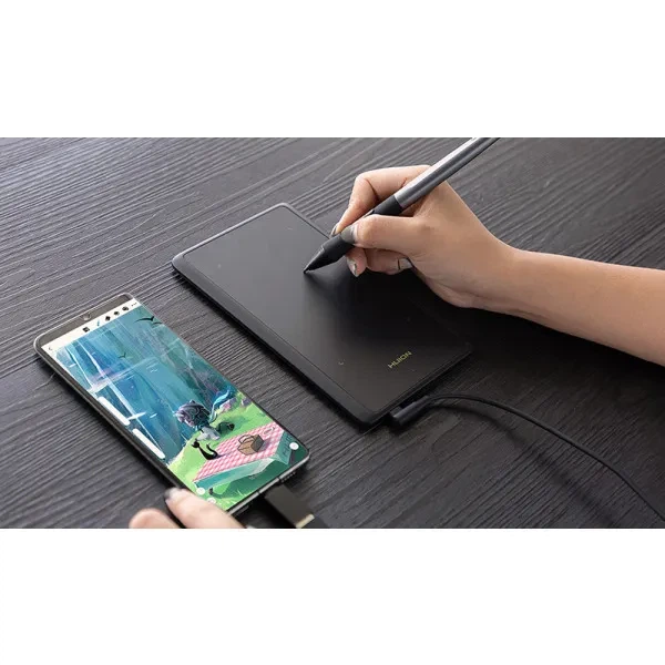 Графический планшет Huion Inspiroy H420X для рисования USB-C - Фото 3 Графический планшет Huion Inspiroy H420X для рисования USB-C - изображение 3