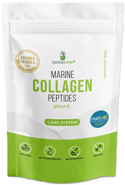 Kolagen BetterMe Collagen Pure czysty kolagen rybi proszek 500 g (5905123512001) - Zdjęcie 1 Kolagen BetterMe Collagen Pure czysty kolagen rybi proszek 500 g (5905123512001) - obraz 1