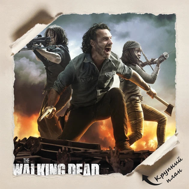 Постер Ходячие Мертвецы, The Walking Dead, TWD, Рик Граймс, постер по сериалу, ужасы, зомби, A3 42×30 см (id1154) - изображение 5