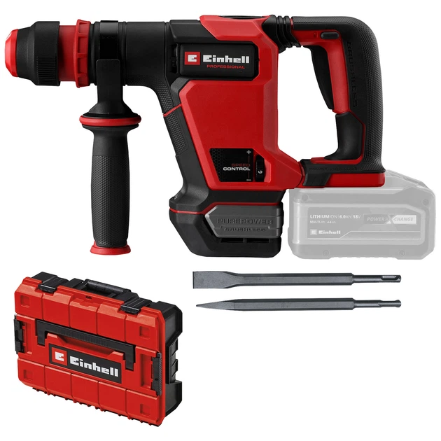 Акумуляторний відбійний молоток Einhell Professional TP-DH 18/4 Li BL - Solo (4514190) - зображення 4
