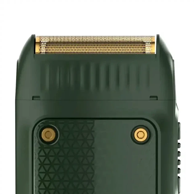 Электробритва сеточная VGR V-353 2 головки USB 5V 100г 7x4x10 см зеленая для бритья и тримминга - изображение 4