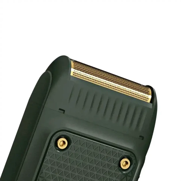 Электробритва сеточная VGR V-353 2 головки USB 5V 100г 7x4x10 см зеленая для бритья и тримминга - изображение 5