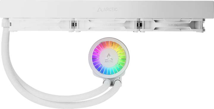 Водяне охолодження ARCTIC Liquid Freezer III Pro 420 ARGB White (ACFRE00189A) - изображение 3