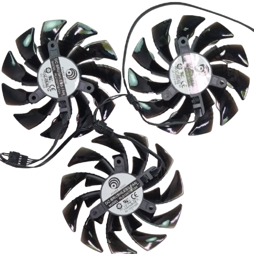 Вентилятор (кулер) Power Logic 32255 для відеокарти Gigabyte Aorus Extreme GTX 1080 / 1080 Ti Комплект 3шт - зображення 2
