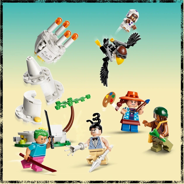 Конструктор LEGO One Piece Доррі проти Броґі: гіганти Малого Саду 733 деталі (75644) - Фото 4 Конструктор LEGO One Piece Доррі проти Броґі: гіганти Малого Саду 733 деталі (75644) - зображення 4