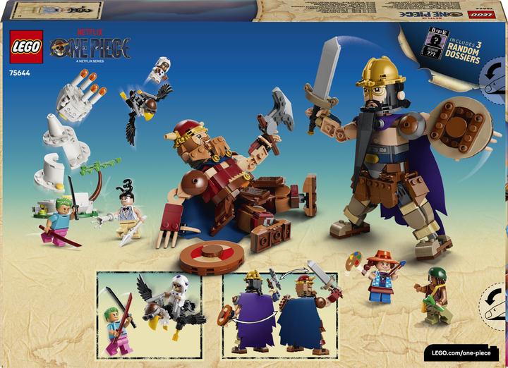 Конструктор LEGO One Piece Доррі проти Броґі: гіганти Малого Саду 733 деталі (75644) - Фото 9 Конструктор LEGO One Piece Доррі проти Броґі: гіганти Малого Саду 733 деталі (75644) - зображення 9