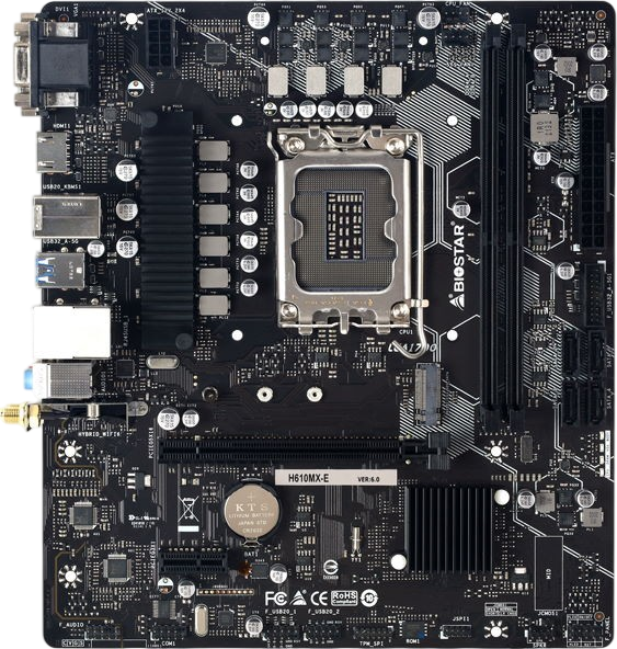 Материнська плата Biostar H610MX-E LGA 1700 - зображення 2