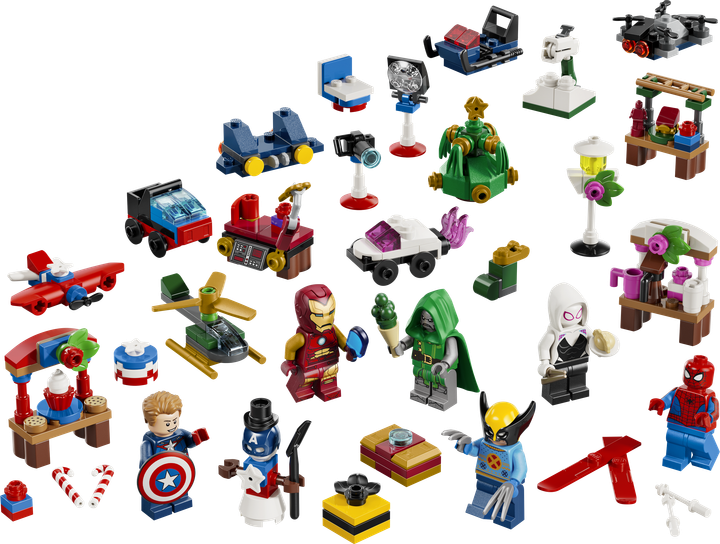 Конструктор LEGO Super Heroes Адвент-календар 2026 317 деталей (76340) - Фото 2 Конструктор LEGO Super Heroes Адвент-календар 2026 317 деталей (76340) - зображення 2