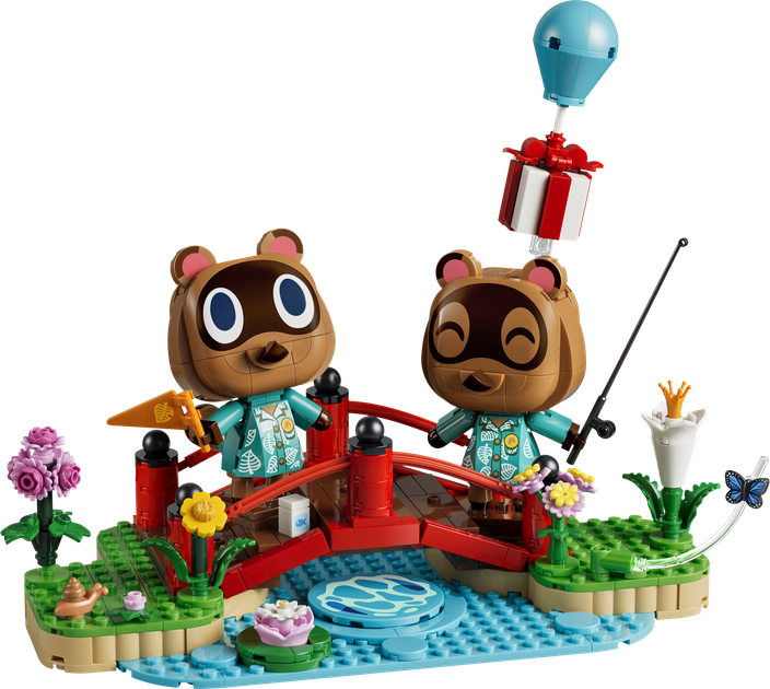 Zestaw klocków LEGO Animal Crossing Timmy i Tommy na spacerze 513 elementów (77059) - obraz 2