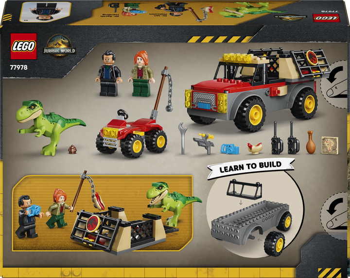 Конструктор LEGO Jurassic World Вантажівка для перевезення молодого тиранозавра 115 деталей (77978) - Фото 9 Конструктор LEGO Jurassic World Вантажівка для перевезення молодого тиранозавра 115 деталей (77978) - зображення 9
