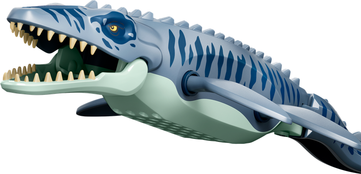 Конструктор LEGO Jurassic World Напад мозазавра на човен 703 деталі (77983) - Фото 8 Конструктор LEGO Jurassic World Напад мозазавра на човен 703 деталі (77983) - зображення 8
