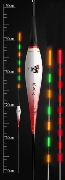 Умный Led поплавок + Батарейка, 42см на 2,6г, для ночной риболовлі с гравитационным датчиком. - Фото 1 Умный Led поплавок + Батарейка, 42см на 2,6г, для ночной риболовлі с гравитационным датчиком. - изображение 1