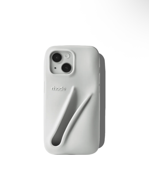 Чохол на телефон Rhode Lip Case для iPhone 15 Pro Max Grey - Фото 1 Чохол на телефон Rhode Lip Case для iPhone 15 Pro Max Grey - зображення 1