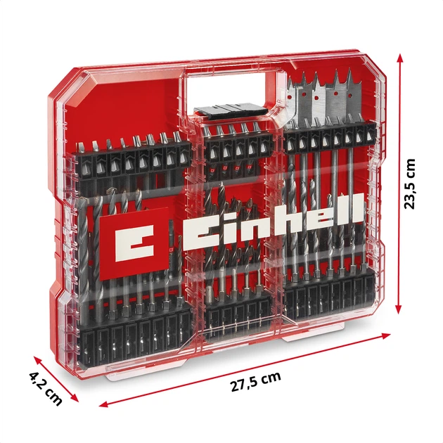 Zestaw bitów Einhell XL‑Case 95 szt (49108788) - Zdjęcie 4 Zestaw bitów Einhell XL‑Case 95 szt (49108788) - obraz 4