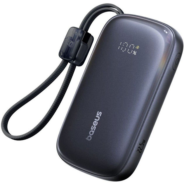 Зовнішній акумулятор Baseus EnerFill FC21 Qpow 3 Ultra Digital Display Power Bank 20000mAh 22.5W Black (E0027M00) - Фото 5 Зовнішній акумулятор Baseus EnerFill FC21 Qpow 3 Ultra Digital Display Power Bank 20000mAh 22.5W Black (E0027M00) - зображення 5