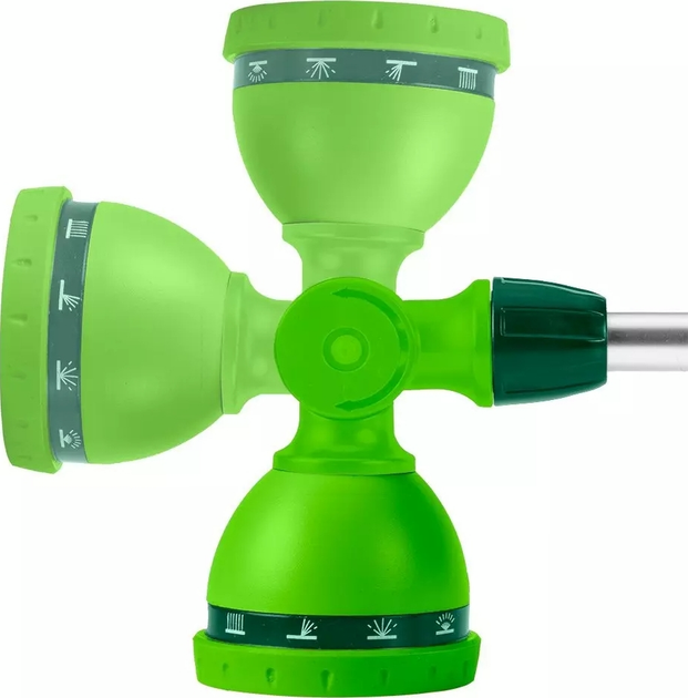 Ороситель ручной Verto, 1/2"-3/4" штанга 77-113 см 10 функций (15G682) - изображение 4
