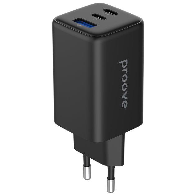 Сетевое зарядное устройство Proove Pocket GaN 65W (2Type-C+USB) black (WCPG65121201) - изображение 5