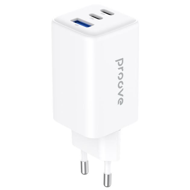 Мережевий зарядний пристрій Proove Pocket GaN 65W USB/2хType-C білий (WCPG65121202) - зображення 6