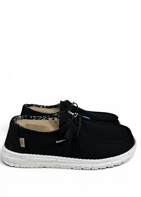 Мокасини Hey Dude Wendy Basic WIDE Black Odyssey (40150-0YF) Чорний Розмір 40 D (US W9 D) 26.5 см - Фото 2 Мокасини Hey Dude Wendy Basic WIDE Black Odyssey (40150-0YF) Чорний Розмір 40 D (US W9 D) 26.5 см - изображение 2