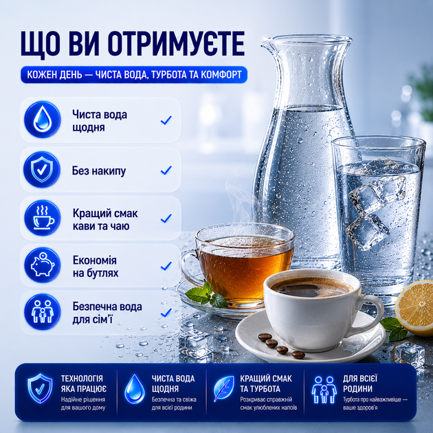 Система обратного осмоса «Кришталеве Джерело Компакт» 50 GPD - изображение 5