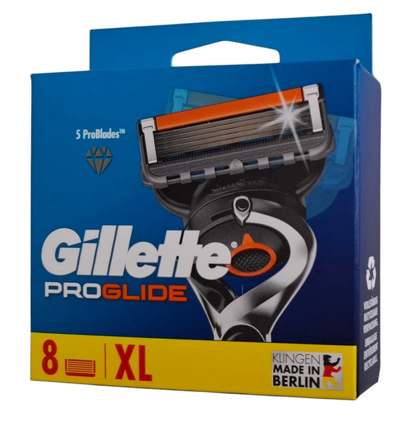 Сменные картриджи для бритья (Лезвия) мужские Gillette ProGlide 8 шт - изображение 7