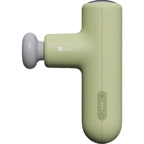 Массажный пистолет Keep G2 Air Muscle Relaxation с функцией тепловой терапии для плеч, шеи, поясницы и спины — ярко-зеленый цвет. - изображение 3