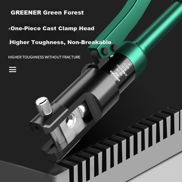 Гидравлические обжимные плоскогубцы GREENER, обжимной инструмент для проводов, клеммные плоскогубцы, ручной бытовой обжимной инструмент 16-300 квадратных дюймов, обжимной инструмент для медных клемм, прижимные плоскогубцы для электриков. - изображение 8