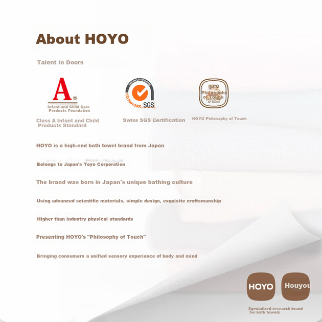 Японское банное полотенце HOYO, мягкое, быстросохнущее, класса А, антибактериальное, 10A, набор из трех штук, Yingruo Sports - изображение 4