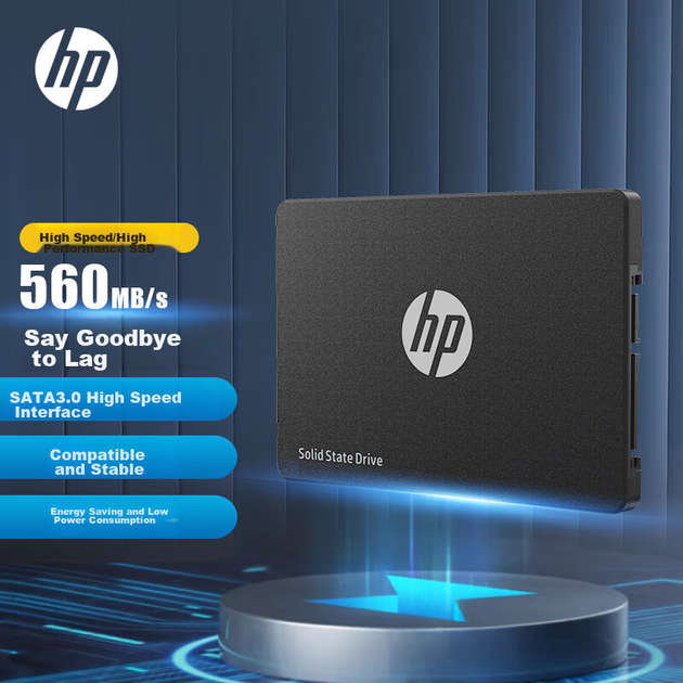 Твердотельный накопитель HP 240 ГБ, интерфейс SATA 3.0, серия S650. - изображение 4
