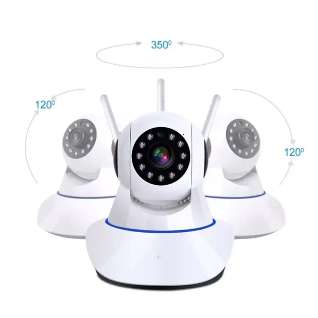 Поворотная IP камера видеонаблюдения HD WIFI с инфракрасной подсветкой для дома Camera Onvif P2P - изображение 2