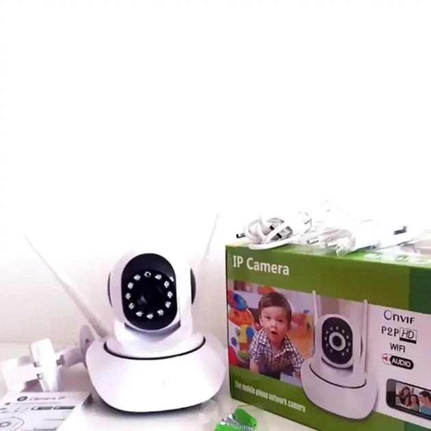 Поворотная IP камера видеонаблюдения HD WIFI с инфракрасной подсветкой для дома Camera Onvif P2P - изображение 10