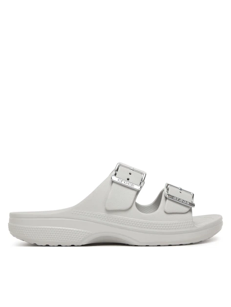 Жіночі шльопанці для пляжу Crocs Saturday Metallic Buckle Sandal W 213316 Cірі W7/37-38/23-23.5см - Фото 2 Жіночі шльопанці для пляжу Crocs Saturday Metallic Buckle Sandal W 213316 Cірі W7/37-38/23-23.5см - зображення 2