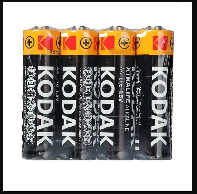 Батарейки KODAK LR6 AA Alkaline 1.5V Пальчиковые 60шт/уп - изображение 4