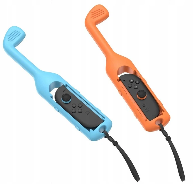 Uchwyt Yaxo na Joy-Con Golf Set do NS/NS2 Inferno Pomarańczowy/Niebieski (YGGSJCH01CM) - Zdjęcie 2 Uchwyt Yaxo na Joy-Con Golf Set do NS/NS2 Inferno Pomarańczowy/Niebieski (YGGSJCH01CM) - obraz 2