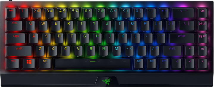 Клавіатура бездротова Razer BlackWidow V3 Mini Hyperspeed Green Switch RGB Black (RZ03-03891600-R3R1) - изображение 3