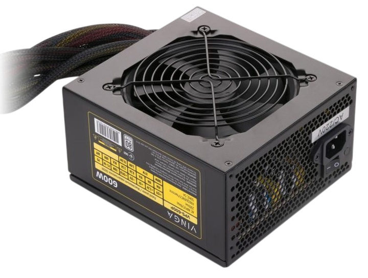 Блок питания Vinga VPS Plus 550W 80+ (VPS-550P1) - Фото 4 Блок питания Vinga VPS Plus 550W 80+ (VPS-550P1) - изображение 4