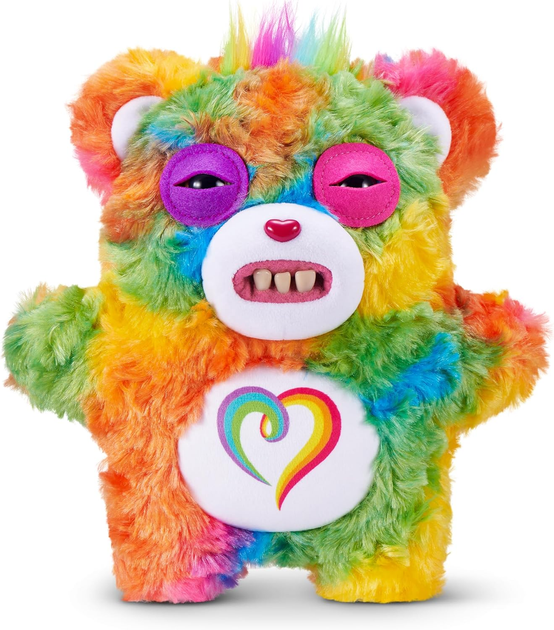 Мягкая игрушка Фугглер радужный медведь мишка с зубами ZURU Fuggler Togetherness Bear 15755B - Фото 1 Мягкая игрушка Фугглер радужный медведь мишка с зубами ZURU Fuggler Togetherness Bear 15755B - изображение 1
