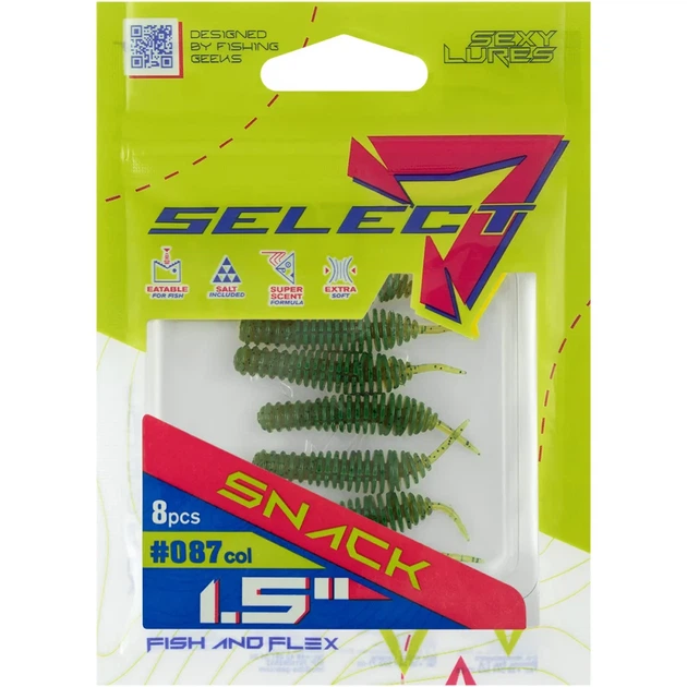 Силикон Select Snack 1.5" #087 FE (8 шт/уп) - изображение 2