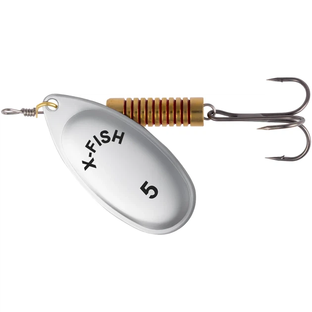 Блешня X-Fish Stark №5 14g Silver - Фото 1 Блешня X-Fish Stark №5 14g Silver - зображення 1