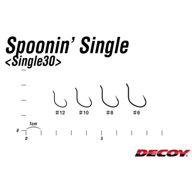 Крючок Decoy Single30 #6 (12 шт/уп) - Фото 2 Крючок Decoy Single30 #6 (12 шт/уп) - изображение 2